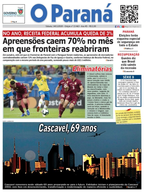 O Paraná | Edição 14/11/2020 O Paraná | Edição 14/11/2020