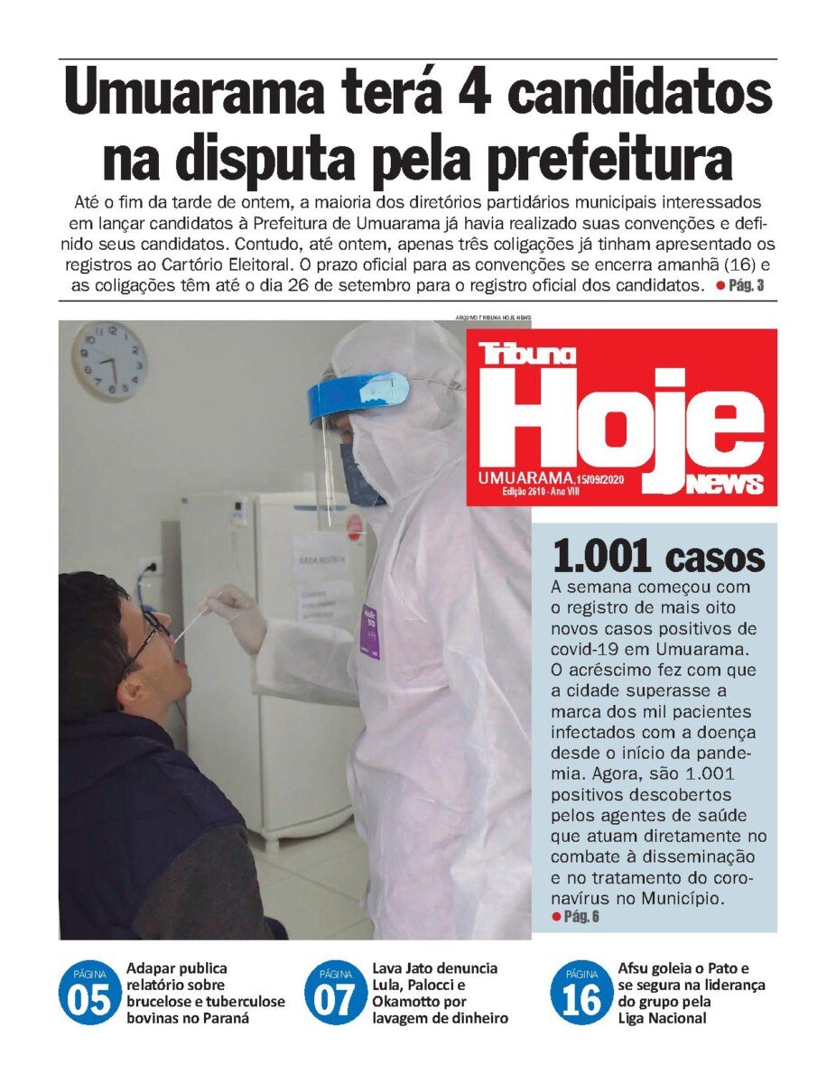 Tribuna Hoje News | Edição 15/09/2020