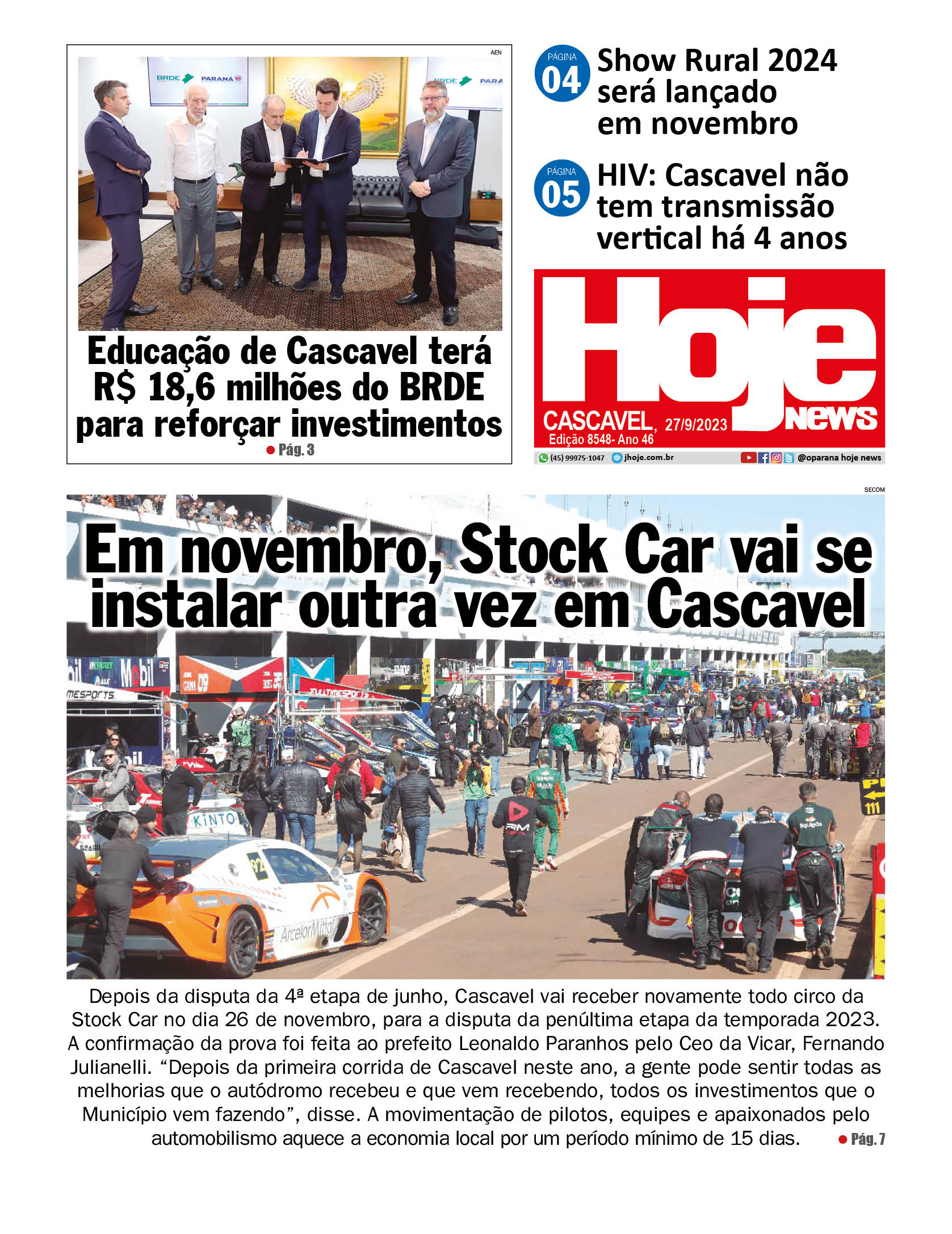 Hoje News | Edição 03/10/2023