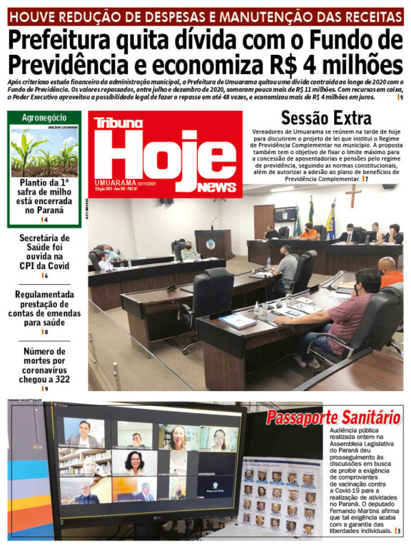 Tribuna Hoje | Edição 12/11/2021