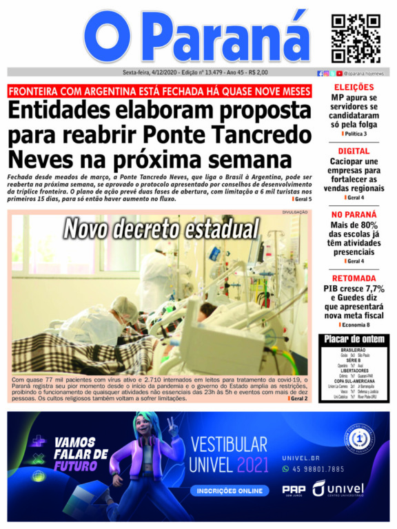 O Paraná | Edição 04/12/2020 O Paraná | Edição 04/12/2020