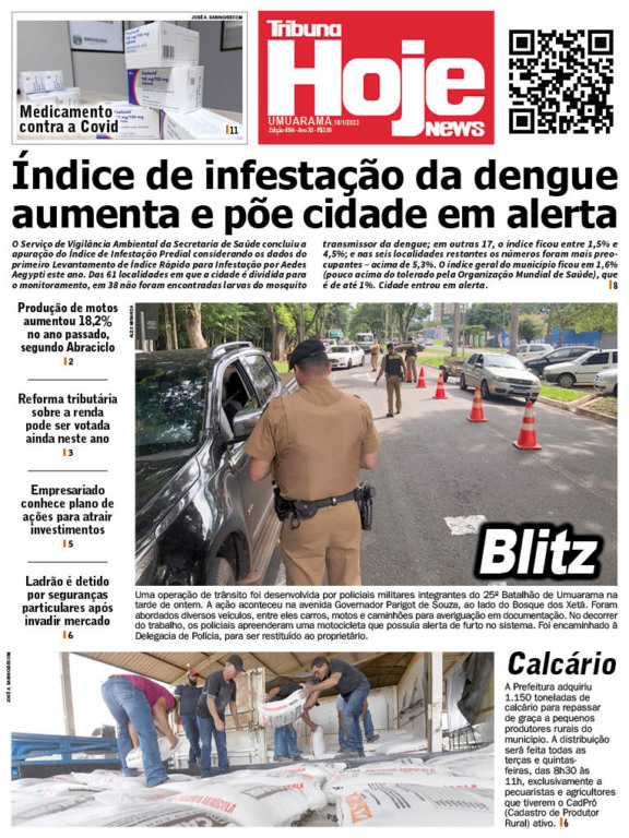Tribuna Hoje | Edição 18/01/2023