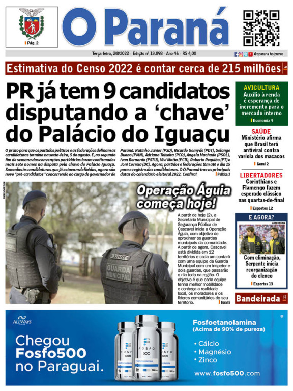 O Paraná | Edição 02/08/2022