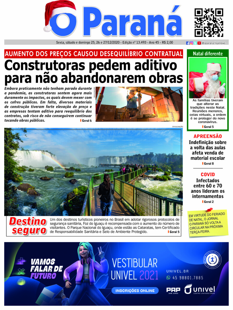 O Paraná | Edição de 25,26 e 27 de dezembro