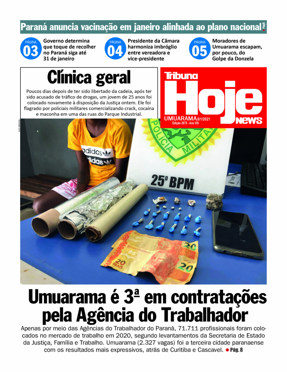 Tribuna Hoje | Edição 08/01/2021