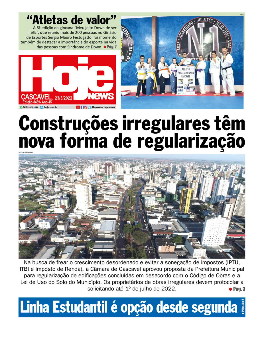 Hoje News | Edição 23/03/2022