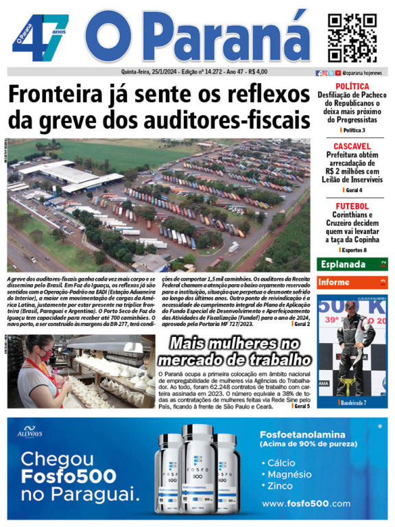 O Paraná | Edição 25/01/2024