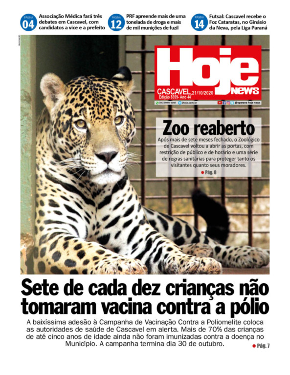 Hoje News | Edição 21/10/2020 Hoje News | Edição 21/10/2020