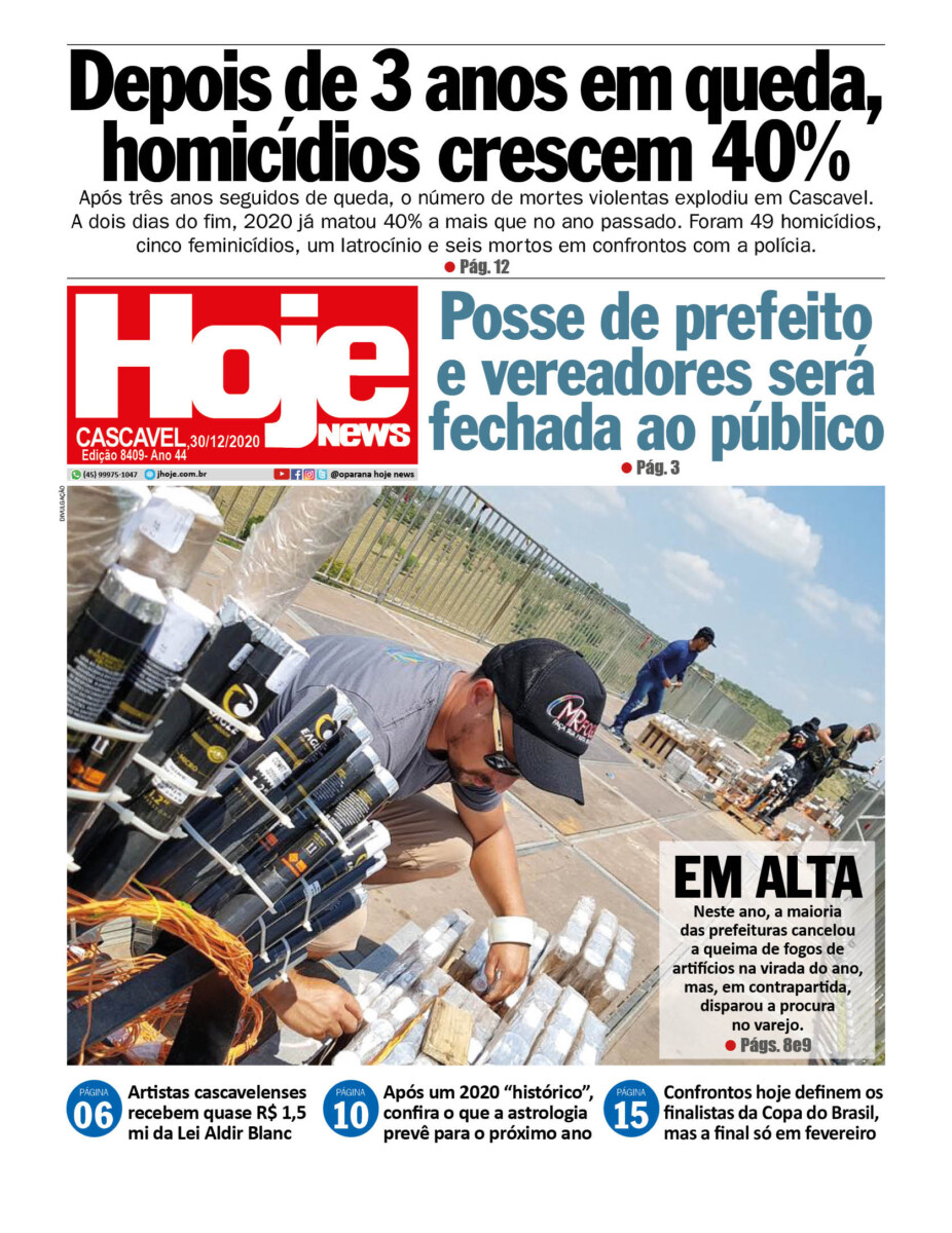 Hoje News | Edição 30/12/2020