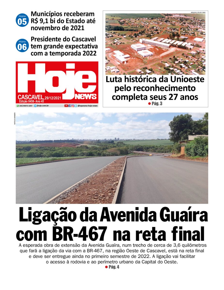 Hoje News | Edição 29/12/2021