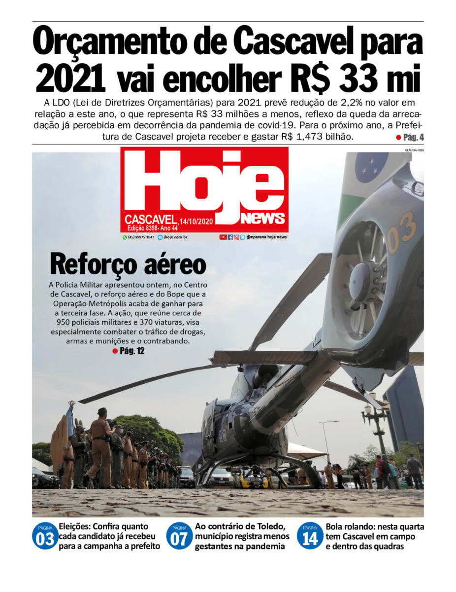 Hoje News | Edição 14/10/2020