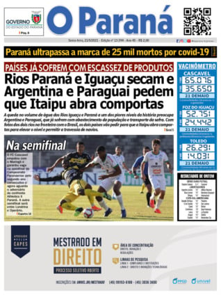 O Paraná | edição 21/05/2021