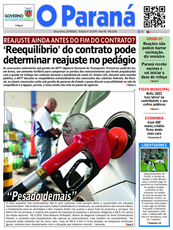 O Paraná | Edição 21/09/2021