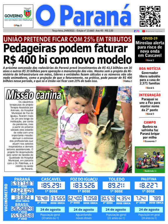 O Paraná | Edição 24/08/2021