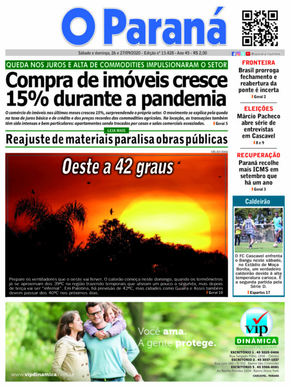 O Paraná | Edição 26/09/2020