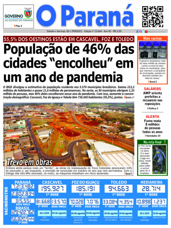 O Paraná| Edição 28 e 29/08/2021