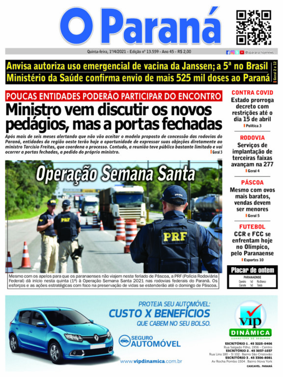 O Paraná | Edição 01/04/2021