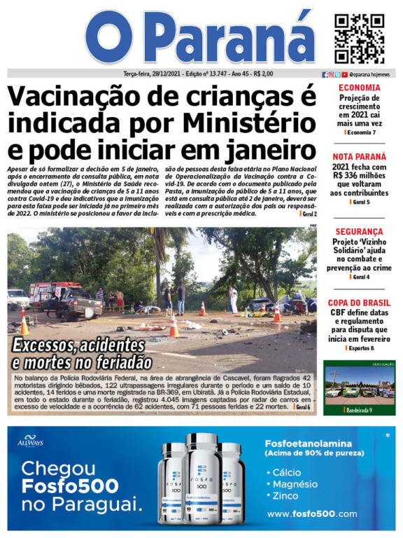 O Paraná | Edição 28/12/2021