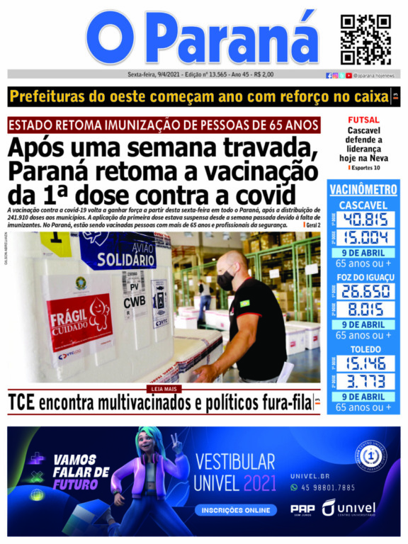 O Paraná | Edição 09/04/2021
