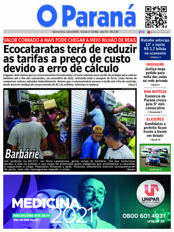 O Paraná | Edição 12/11/2020 O Paraná | Edição 12/11/2020