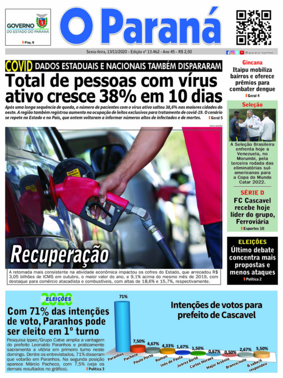 O Paraná | Edição 13/11/2020 O Paraná | Edição 13/11/2020