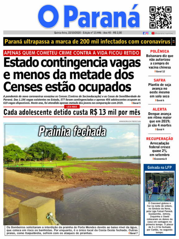 O Paraná | Edição 22/10/2020 O Paraná | Edição 22/10/2020