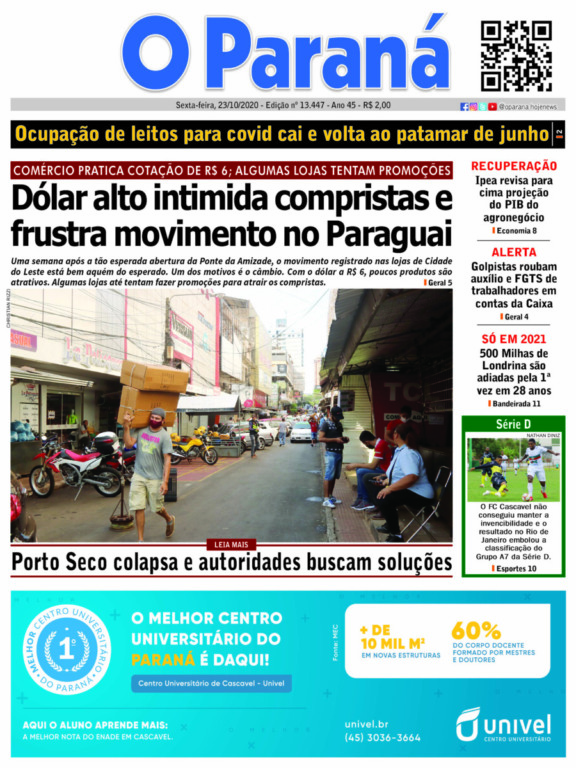 O Paraná | Edição 23/10/2020 O Paraná | Edição 23/10/2020