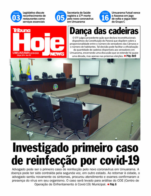Tribuna Hoje News | Edição 22/09/2020