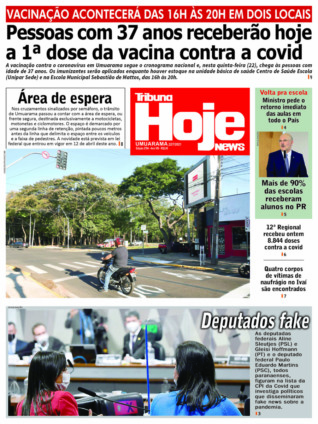 Tribuna Hoje News | Edição 22/07/2021