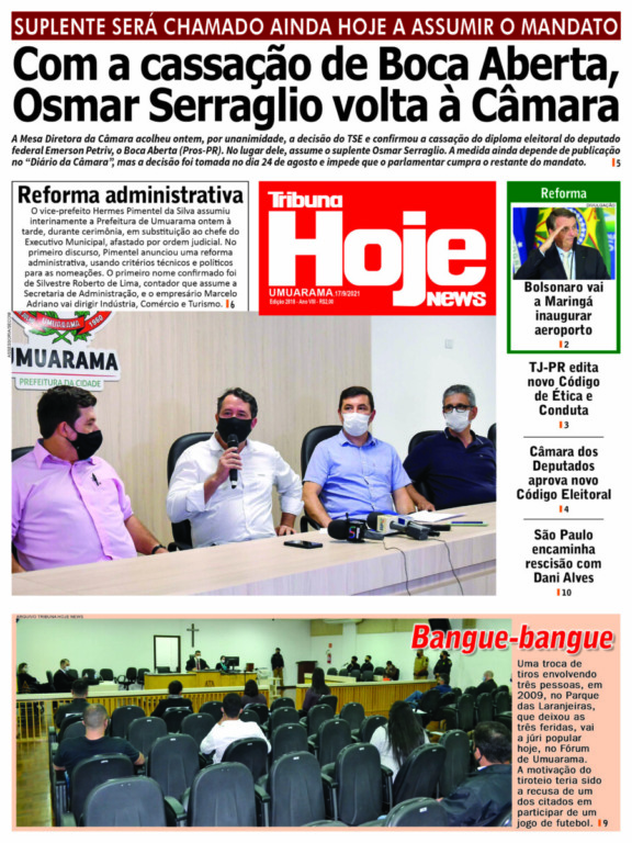Tribuna Hoje News | Edição 17/09/2021