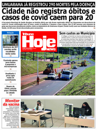 Tribuna Hoje News | Edição 23/07/2021