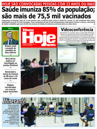 Tribuna Hoje News | Edição 25/08/2021