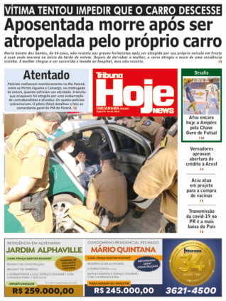 Tribuna Hoje News | Edição 16/04/2021