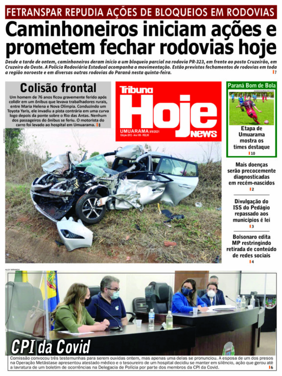 Tribuna Hoje News | Edição 09/09/2021