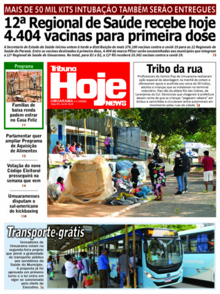 Tribuna Hoje News | Edição 11/09/2021