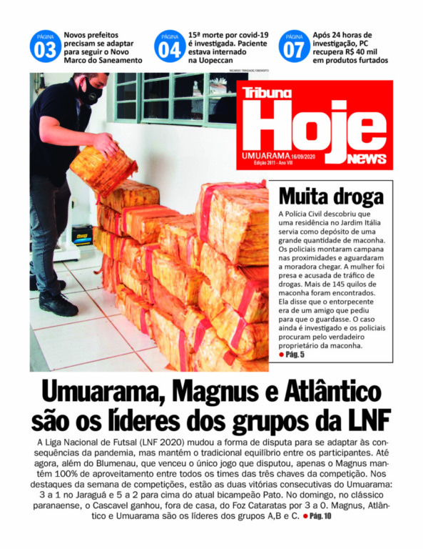 Tribuna Hoje News | Edição 16/09/2020