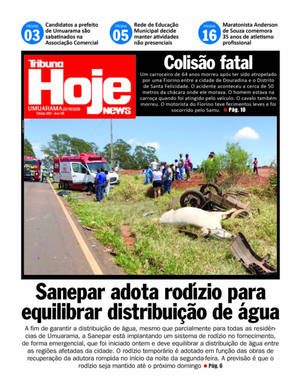 Tribuna Hoje | Edição 22/10/2020 Tribuna Hoje | Edição 22/10/2020