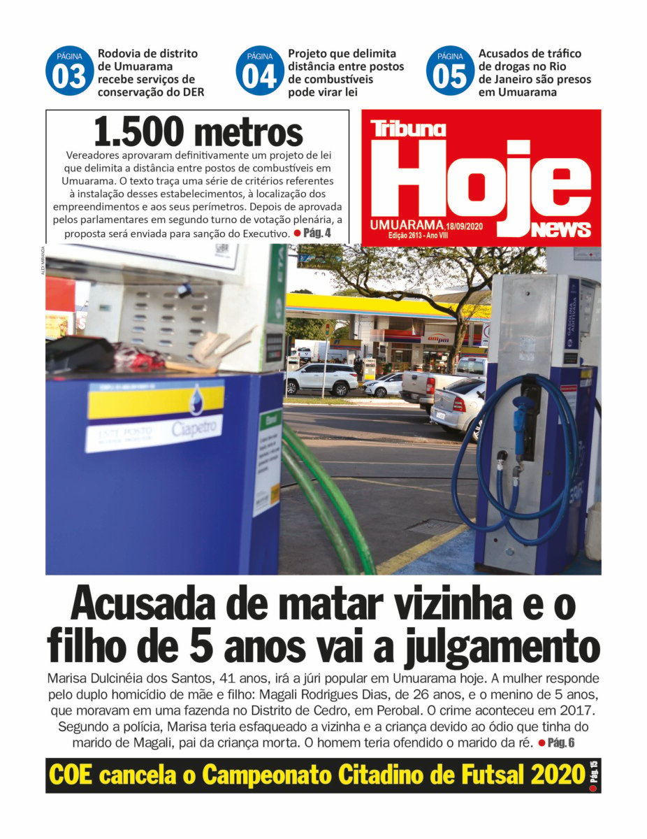 Tribuna Hoje News | Edição 18/09/2020