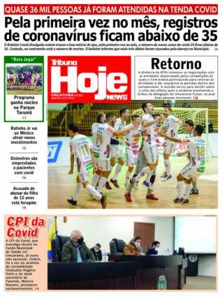 Tribuna Hoje News | Edição 21/07/2021