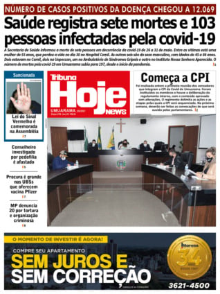 Tribuna Hoje News | Edição 2 de junho de 2021