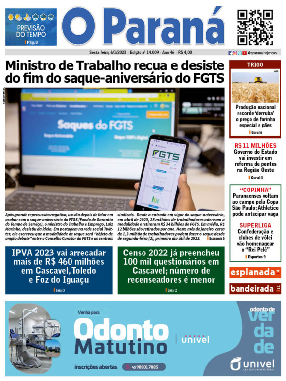 O Paraná | Edição 06/01/2023