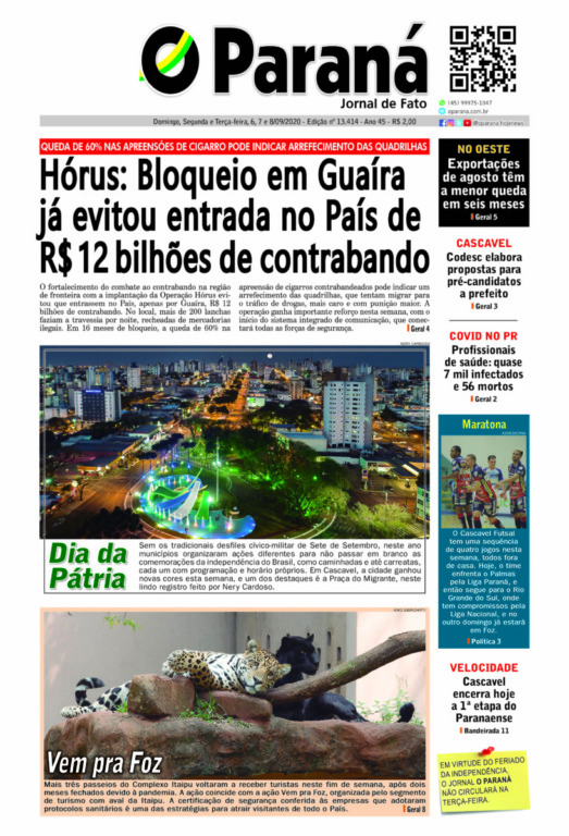 O Paraná | Edição 6,7 e 8 de setembro