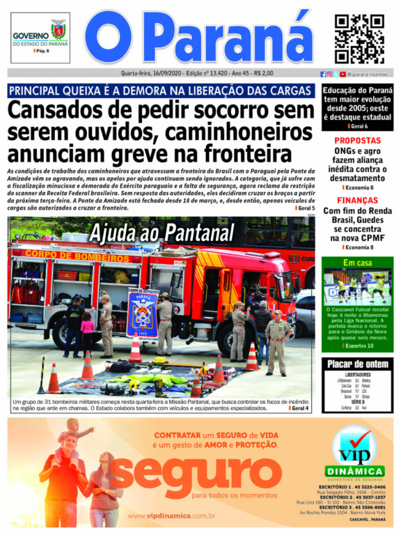O Paraná | Edição 16/09/2020