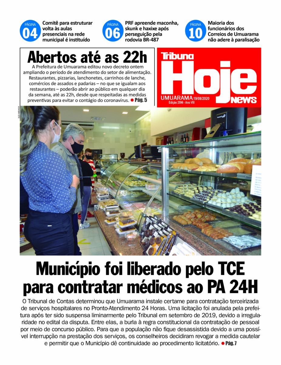 Tribuna Hoje News | Edição 19/08/2020