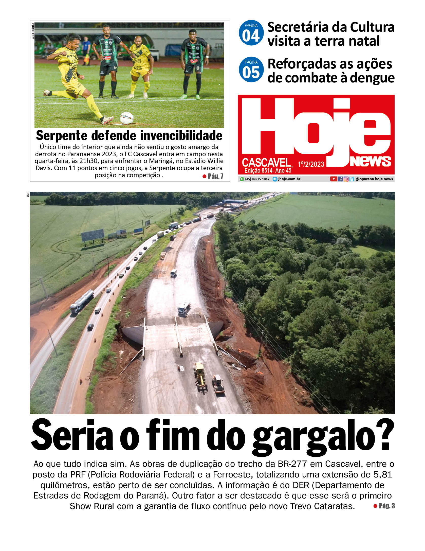 Hoje News | Edição 07/02/2023