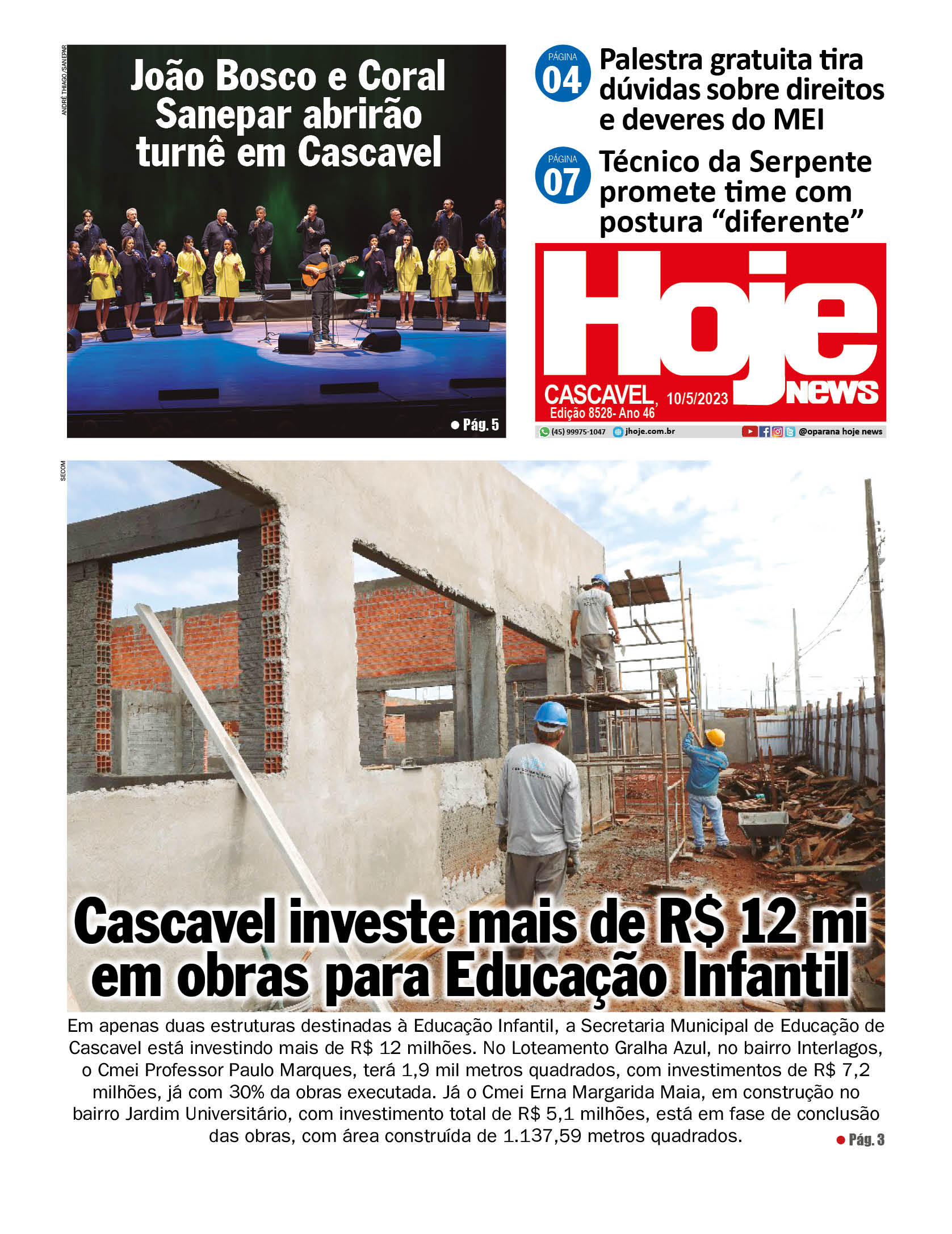 Hoje News | Edição 16/05/2023