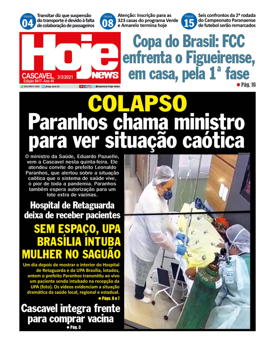 Hoje News | Edição 03/03/2021