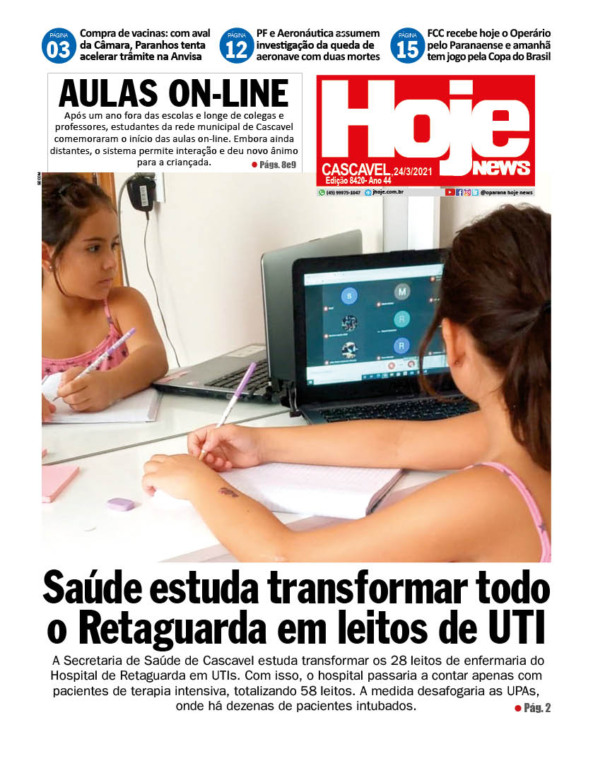 Hoje News | Edição 24/03/2021