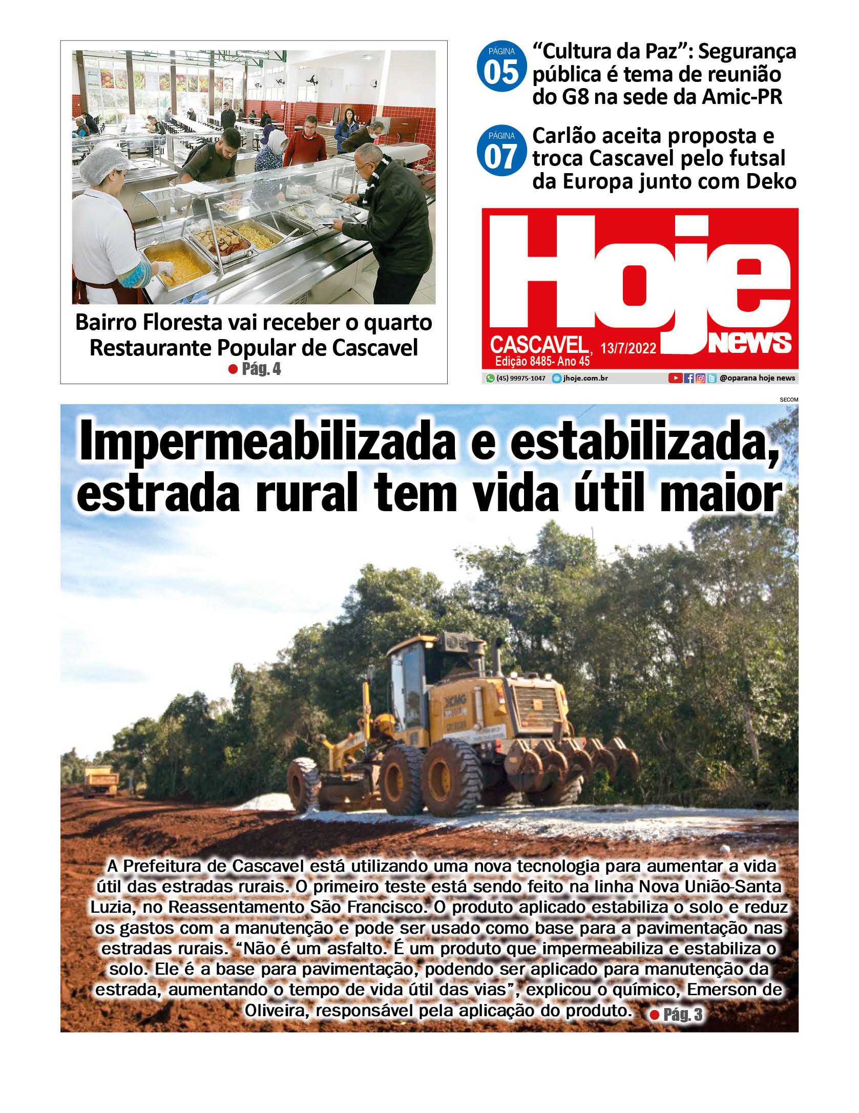 Hoje News | Edição 19/07/2022