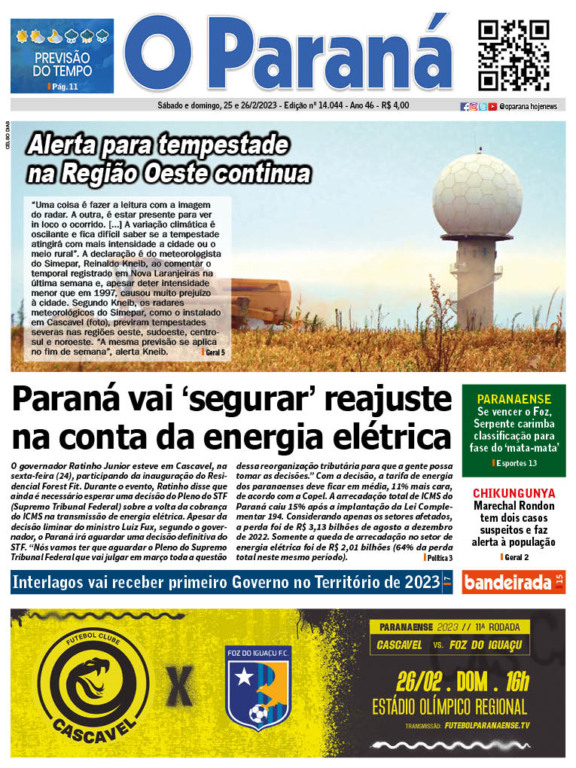 O Paraná | Edição 25/02/2023